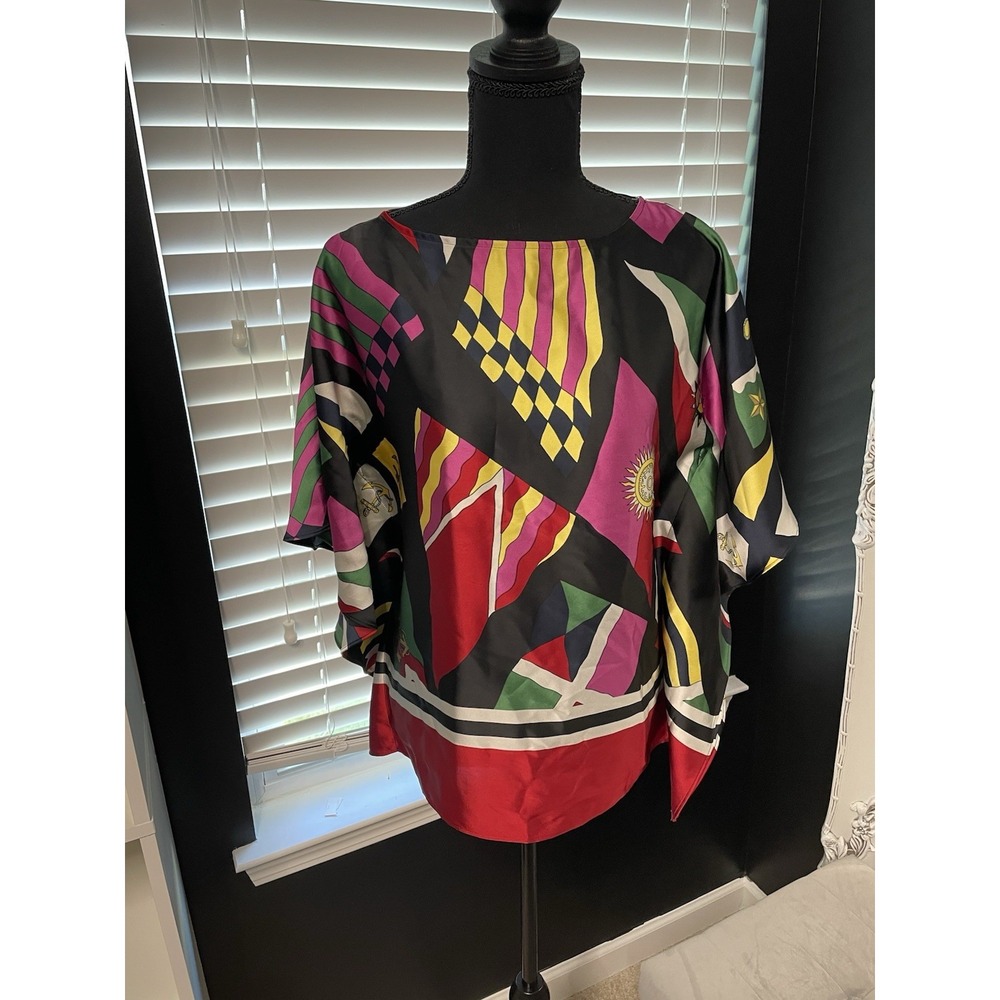 Ralph Lauren Black Label Collection Women's Nautical Blouse Size S/P